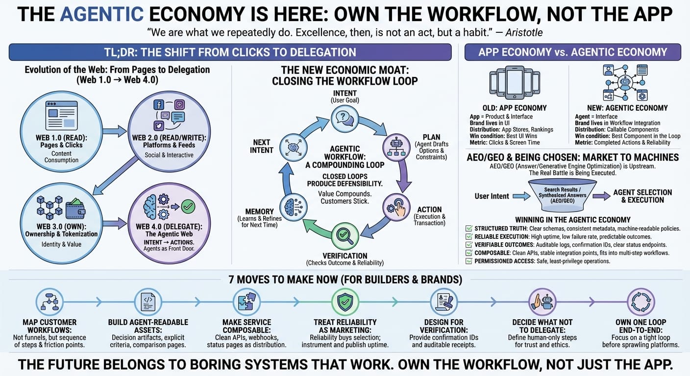 The Agentic Economy Is Here: Own the Workflow, Not the App
